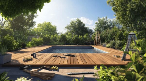 Comment construire une margelle de piscine en bois : Quels outils professionnels choisir