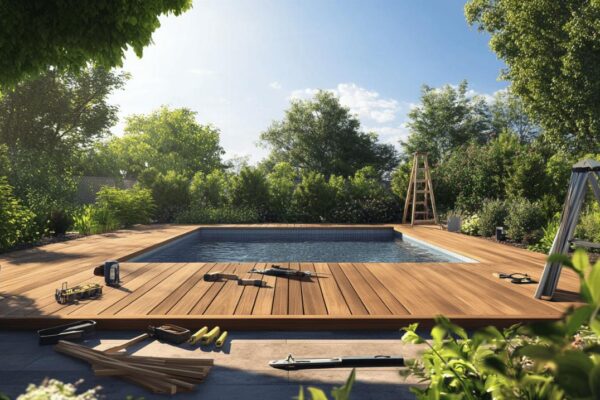 Comment construire une margelle de piscine en bois : Quels outils professionnels choisir