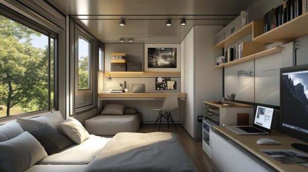 Critères de choix : Aménagez votre studio étudiant avec le conteneur parfait – Guide pour éviter les pièges de l&rsquo;aménagement